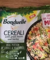 Mängden socker i Cereali with green beans and barley