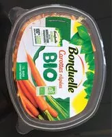 Mängden socker i Carottes râpées bio