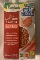 Mängden socker i Rote linsen & karotten a la reis