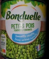 Mängden socker i Petits pois sans arôme ajouté