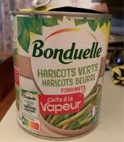 Mängden socker i Haricots verts haricots beurre fondants vapeur