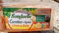 Mängden socker i Carottes râpées citron de Sicile