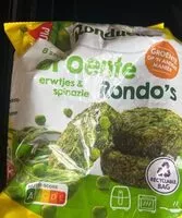 Mängden socker i Groente rondo’s   - Erwtjes & Spinazie