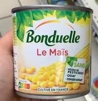 Mängden socker i maïs bonduelle