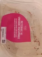 Mängden socker i Betteraves au vinaigre balsamique