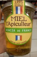 Mängden socker i Miel acacia de France