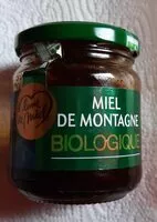 Mängden socker i Miel de montagne biologique