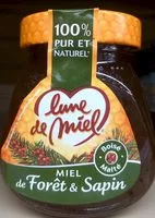 Mängden socker i Miel de forêt et sapin