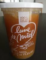 Mängden socker i Lune de miel