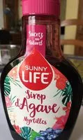 Mängden socker i Sirop d'agave myrtilles