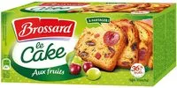 Mängden socker i Brossard - le cake aux fruits 300gr