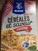 Mängden socker i Céréales et Saveur Alsacienne Bloch
