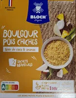 Mängden socker i Boulgour & Pois chiches  Noix de Coco et Ananas
