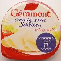 Mängden socker i Geramont cremig-zarte Scheiben