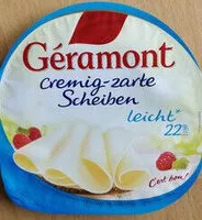 Mängden socker i Geramont cremig-zarte Scheiben