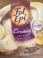 Mängden socker i Fol Epi, Mild Aromatisch Mit Rahm Verfeinert