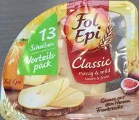 Mängden socker i Fol Epi Classic, Nussig & Mild, 13 Scheiben Vorteilspack
