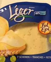 Mängden socker i Fol Epi