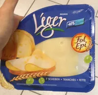 Mängden socker i Fol Epi Tranches