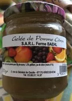 Mängden socker i Gelée de pomme citron