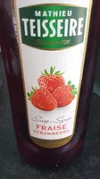 Mängden socker i Sirop Fraise