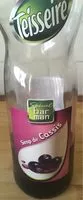 Mängden socker i Teisseire Barman Sirup Cassis - Schwarze Johannisbeere