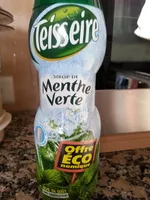 Mängden socker i Sirop de menthe verte