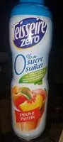 Mängden socker i Sirop de pêche zéro 0% de sucre