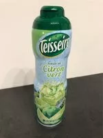 Mängden socker i Sirop de citron vert