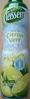 Mängden socker i Sirop de citron vert