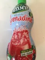 Mängden socker i Sirop de grenadine