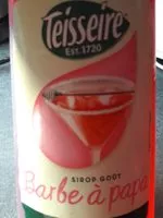 Mängden socker i Sirop goût barbe a papa