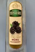 Mängden socker i Sirop Mûre Blackberry
