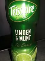 Mängden socker i Limoen et munt le sirop
