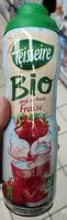Mängden socker i Sirop fraise bio