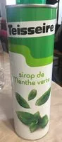 Mängden socker i Sirop de menthe verte