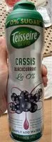 Mängden socker i Teisseire cassis