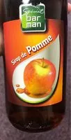 Mängden socker i Sirop de pomme