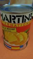 Mängden socker i 3 / 4 Ananas En Morceaux Martin S *