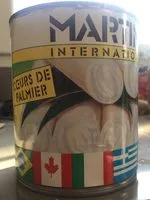 Mängden socker i Coeurs de palmier