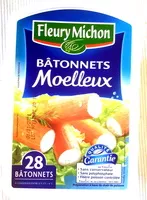 Mängden socker i Bâtonnets Moelleux (28 Bâtonnets)