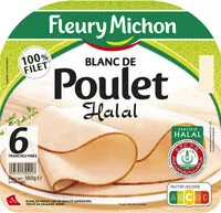 Mängden socker i Blanc de poulet - Halal
