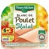 Mängden socker i Blanc de poulet Halal