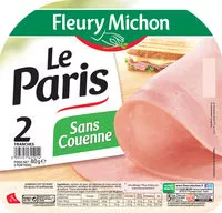 Mängden socker i Le jambon de Paris sans couenne - 2 tr.