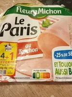 Mängden socker i Le Jambon de Paris au Torchon (-25% de Sel)