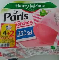 Mängden socker i Le paris torchon -25% de sel