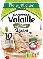 Mängden socker i Roulade de Volaille - aux Olives - Halal