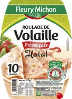 Mängden socker i Roulade de volaille provençale Halal - 10 tr.