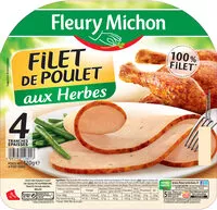 Mängden socker i Filet de poulet aux herbes - 4 tranches épaisses