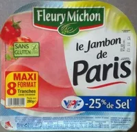 Mängden socker i Le Jambon de Paris -25% de sel